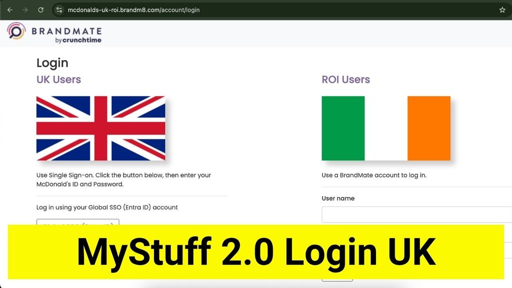 MyStuff 2.0 Login UK