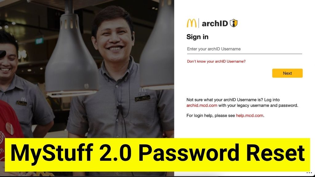 MyStuff 2.0 Password Reset
