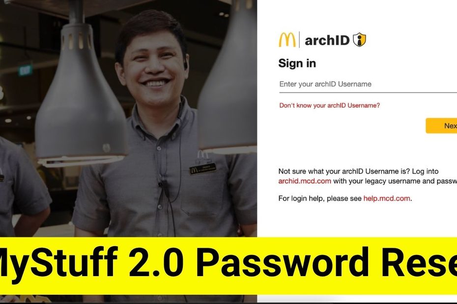 MyStuff 2.0 Password Reset