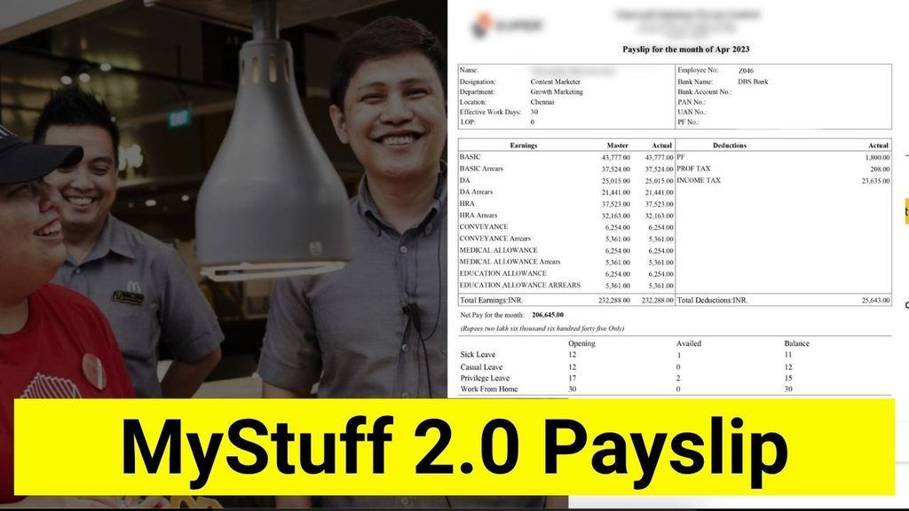 MyStuff 2.0 Payslip