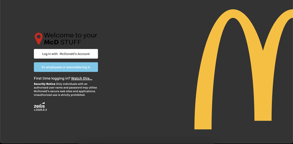 MyStuff 2.0 Login Page